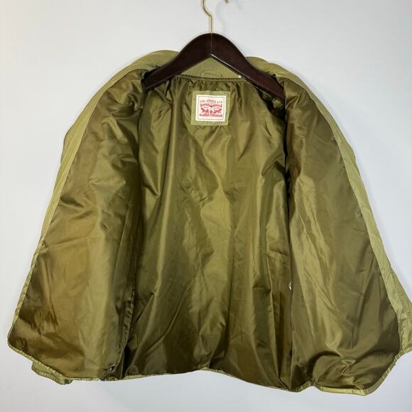 Levi's Onion Quilted Liner Jacket Full zip Lightweight Bomber Green Women's 2X - Picture 11 of 14